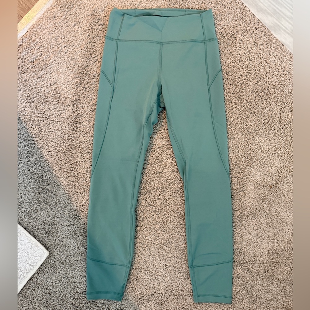 Lululemon in Movement tights- light teal blue-green leggings - Picture 2 of 7